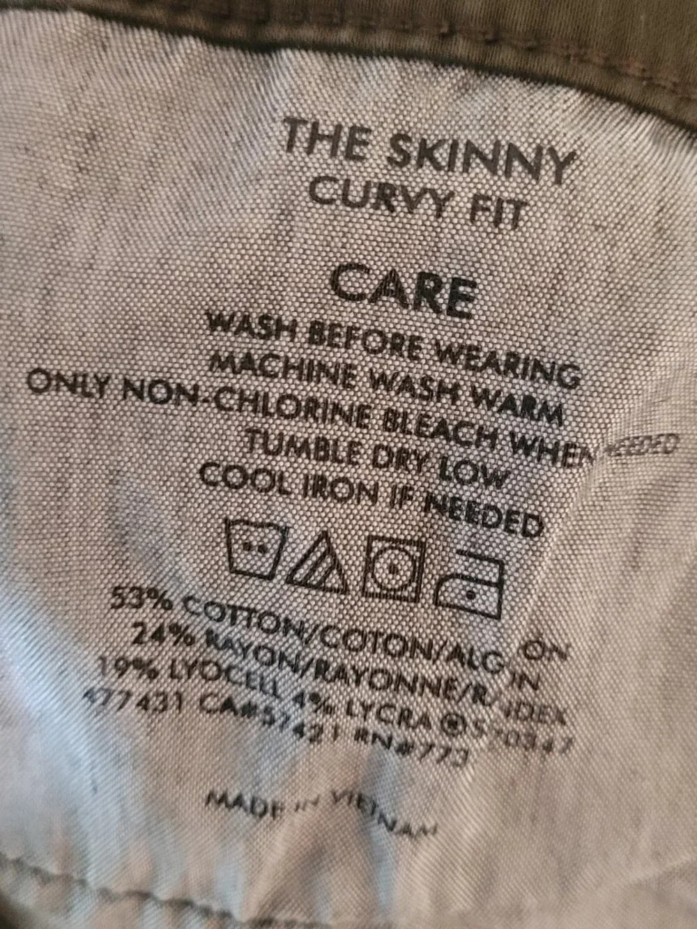 Ann Taylor~The Skinny ~Curvy Fit~ Pants Army Green 6